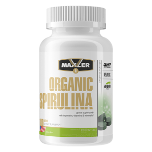 ORGANIC SPIRULINA 500MG 180 таб.  (Maxler)