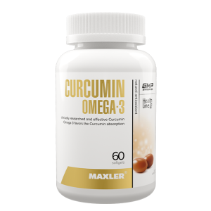 CURCUMIN OMEGA-3 60 кап.  (Maxler)