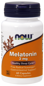 MELATONIN 3MG 60 кап.  (NOW)