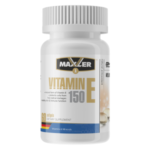 VITAMIN E 150MG 60 кап.  (Maxler)