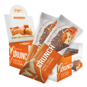 CRUNSH BAR Арахис и карамель 60 г.  (BootyBar)